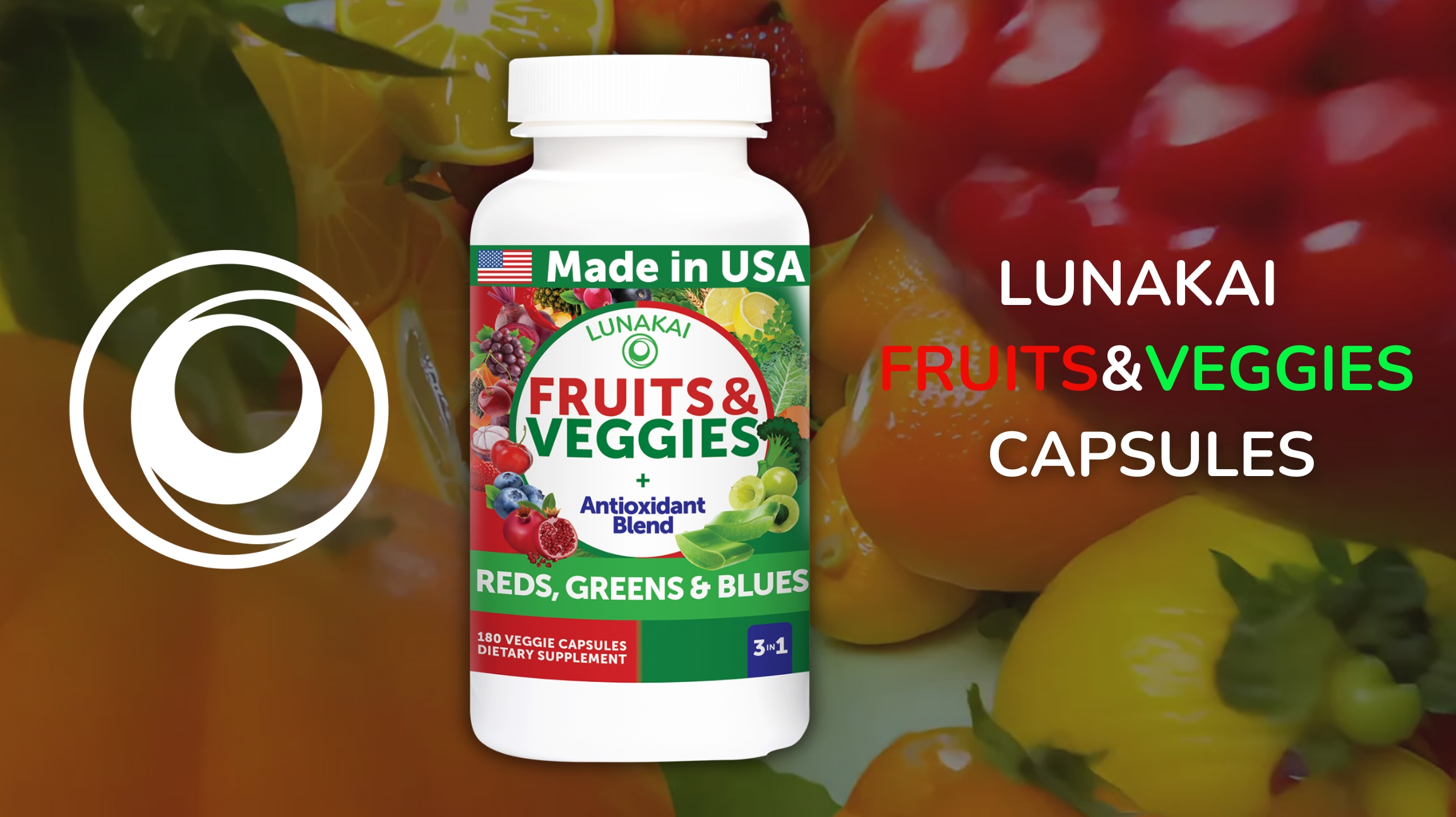 Amazon.com: Lunakai USA Made Superfood Fruits & Veggies Supplement